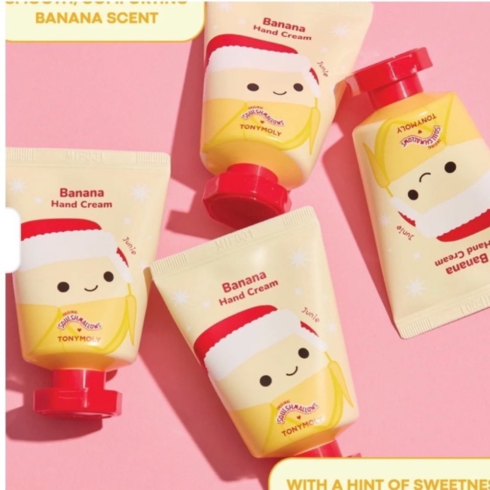 TONYMOLY x Squishmallows Junie Banana Scent Hand Cream 1.01oz NEW